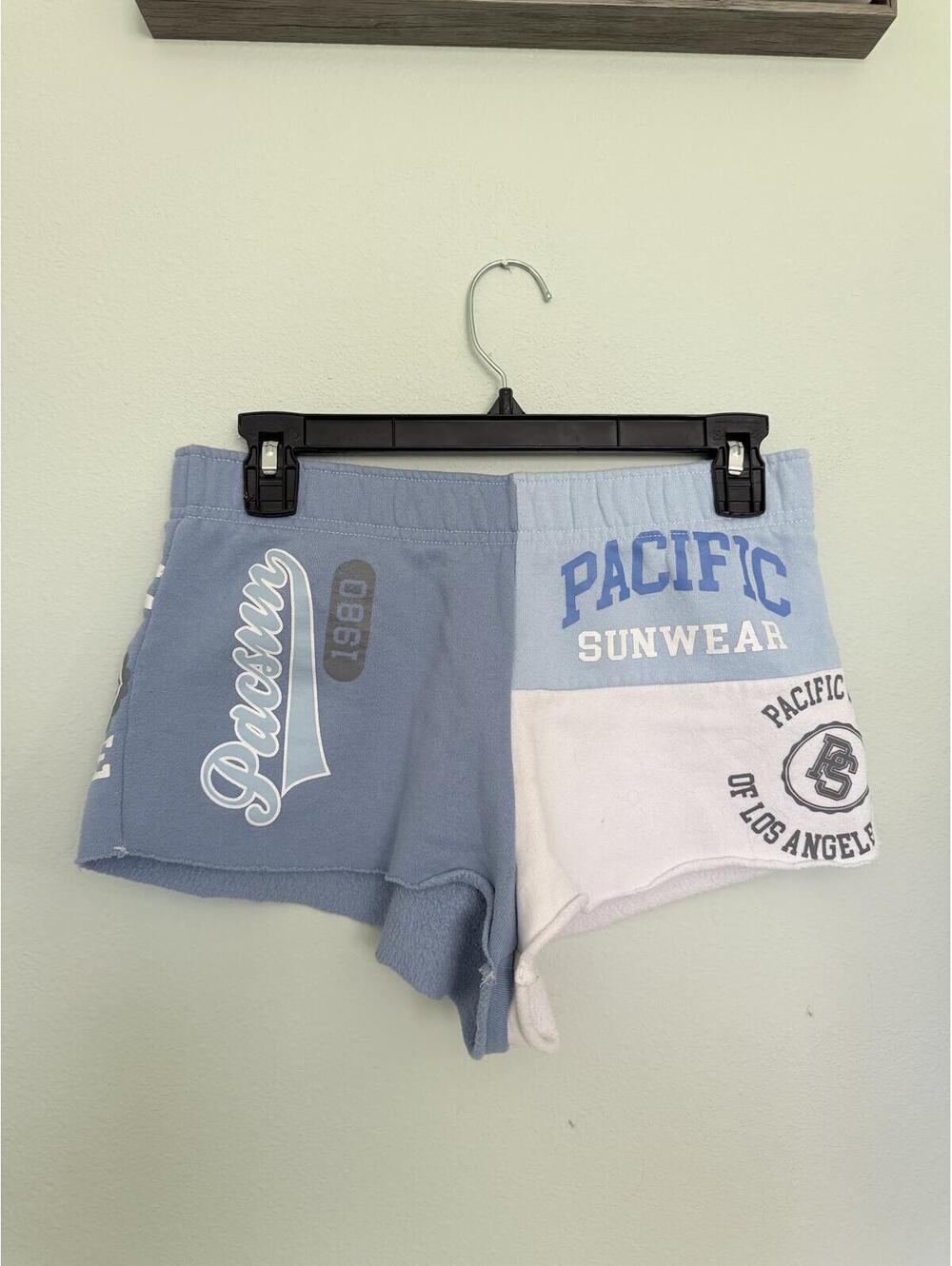 Vintage Pacific Sunwear Patchwork Lounge Shorts XS
